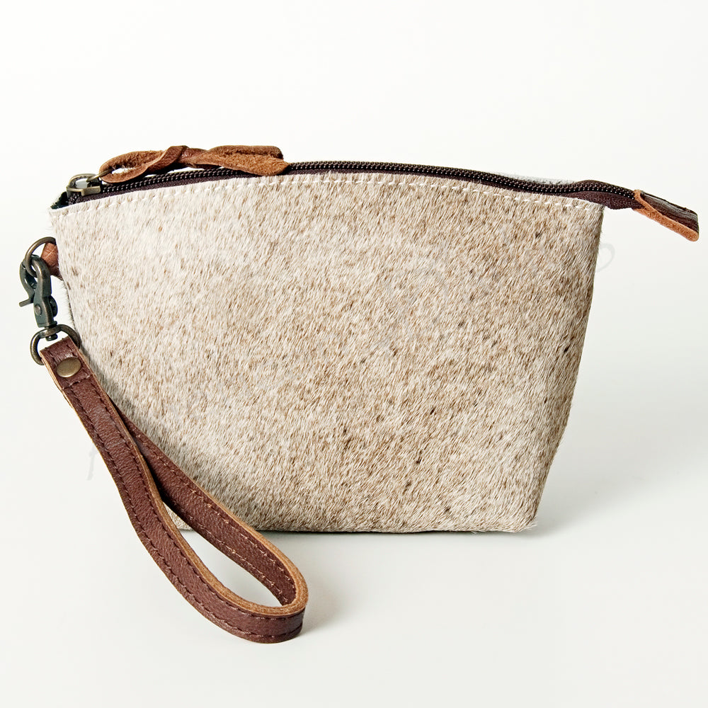 American Darling Coin Purse Hair-On Genuine Leather