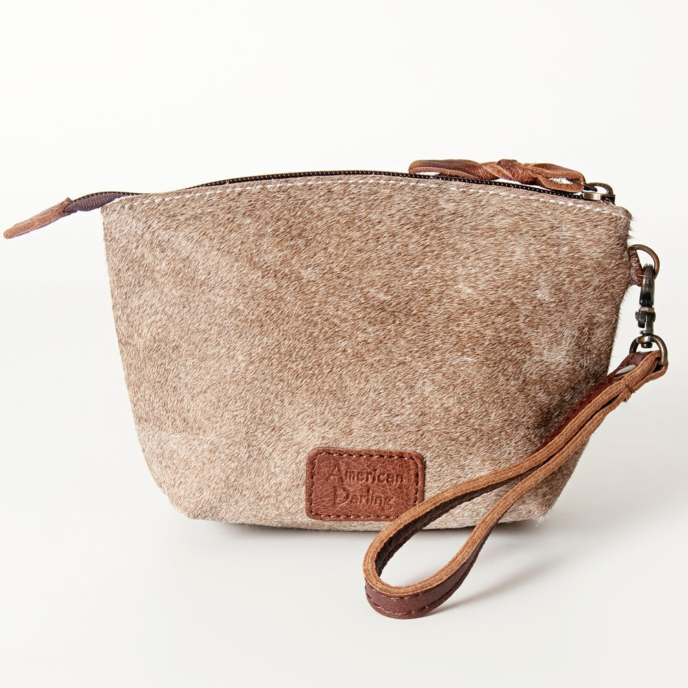 American Darling Coin Purse Hair-On Genuine Leather