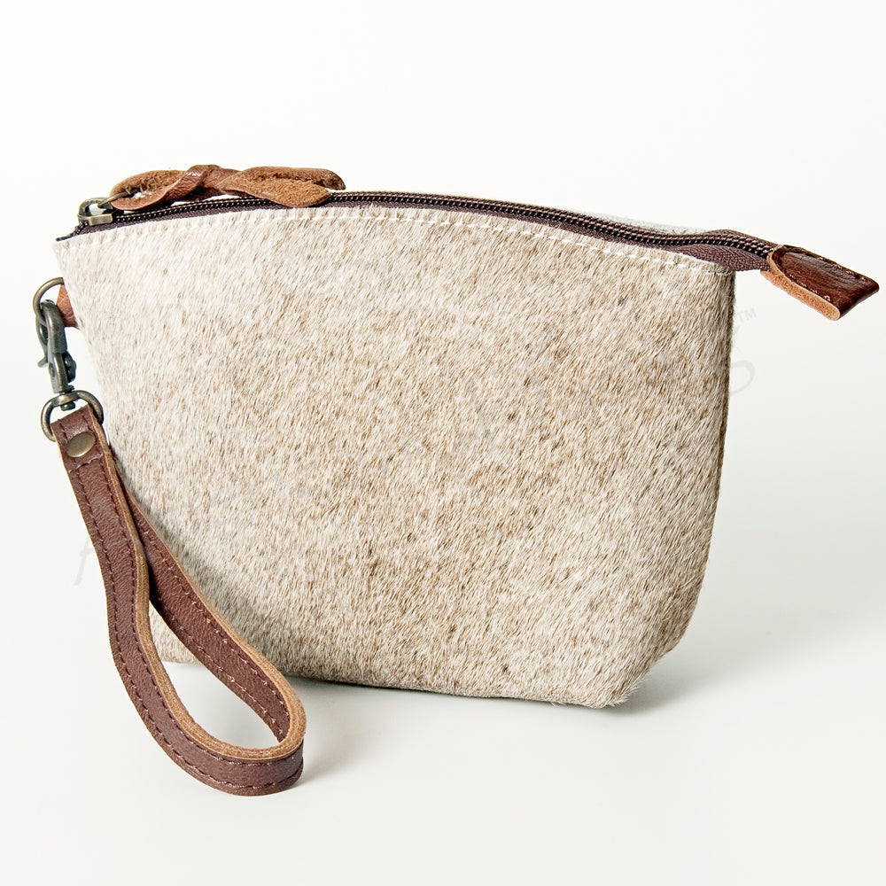 American Darling Coin Purse Hair-On Genuine Leather