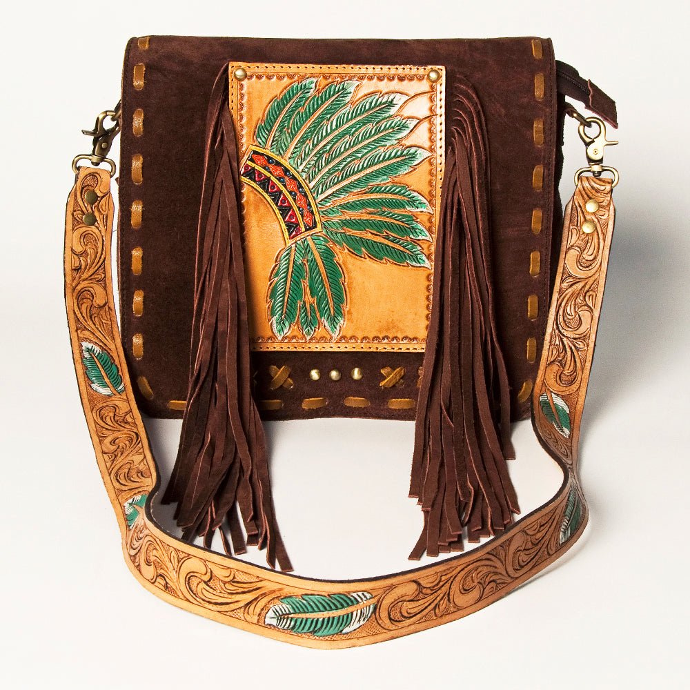 American Darling Genuine Leather Messenger Bag