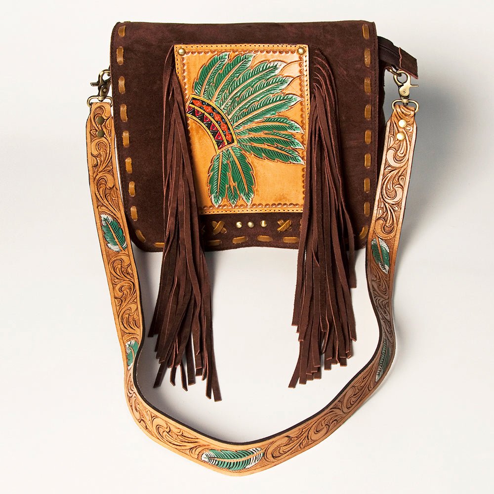 American Darling Genuine Leather Messenger Bag