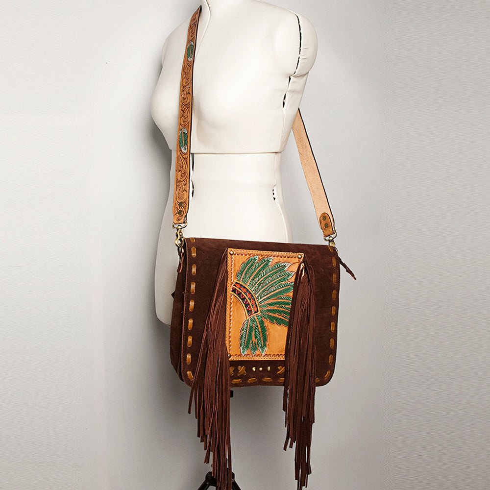American Darling Genuine Leather Messenger Bag