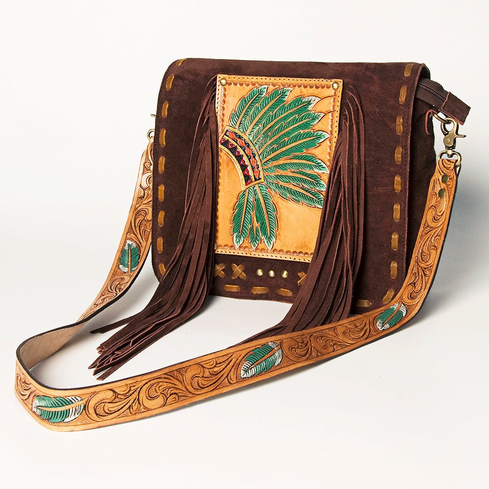 American Darling Genuine Leather Messenger Bag