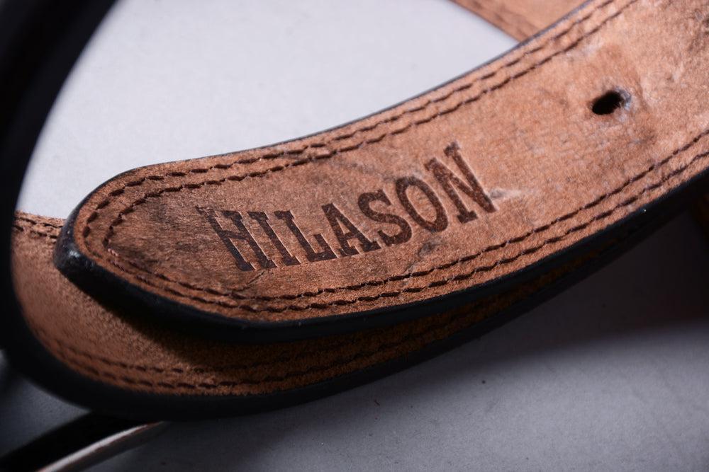 Hilason Western Full-Grain Buffalo Leather Belt, Brown
