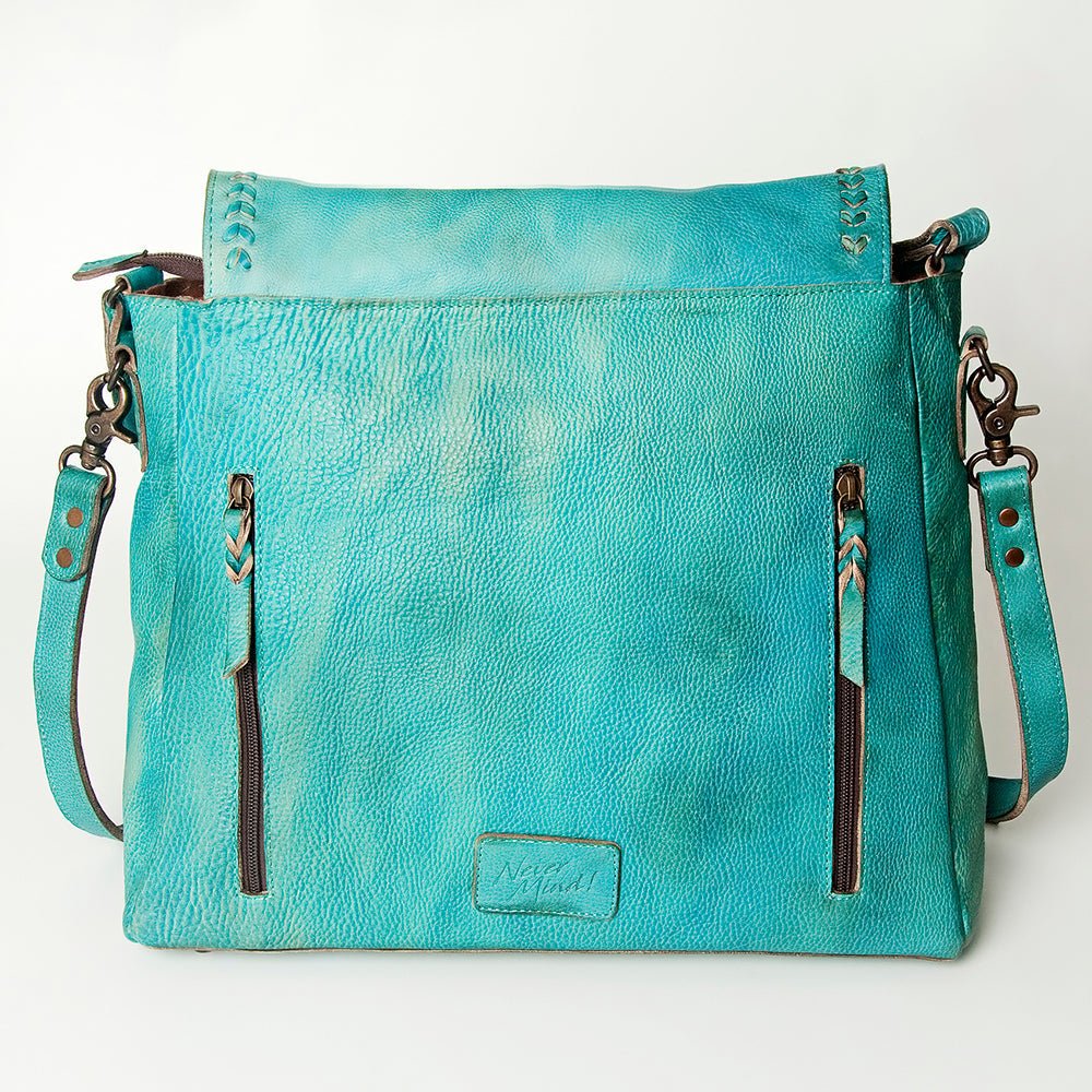 Never Mind Hobo Vintage Handmade Genuine Cowhide Leather