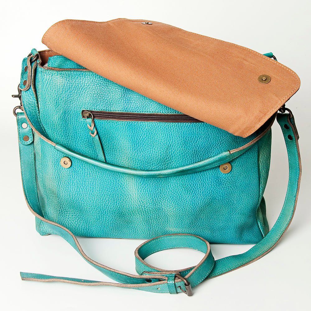 Never Mind Hobo Vintage Handmade Genuine Cowhide Leather