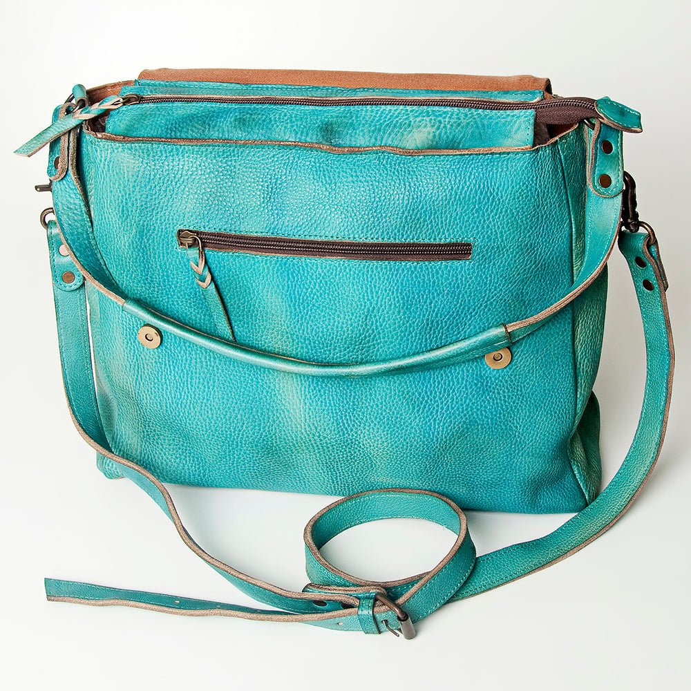 Never Mind Hobo Vintage Handmade Genuine Cowhide Leather