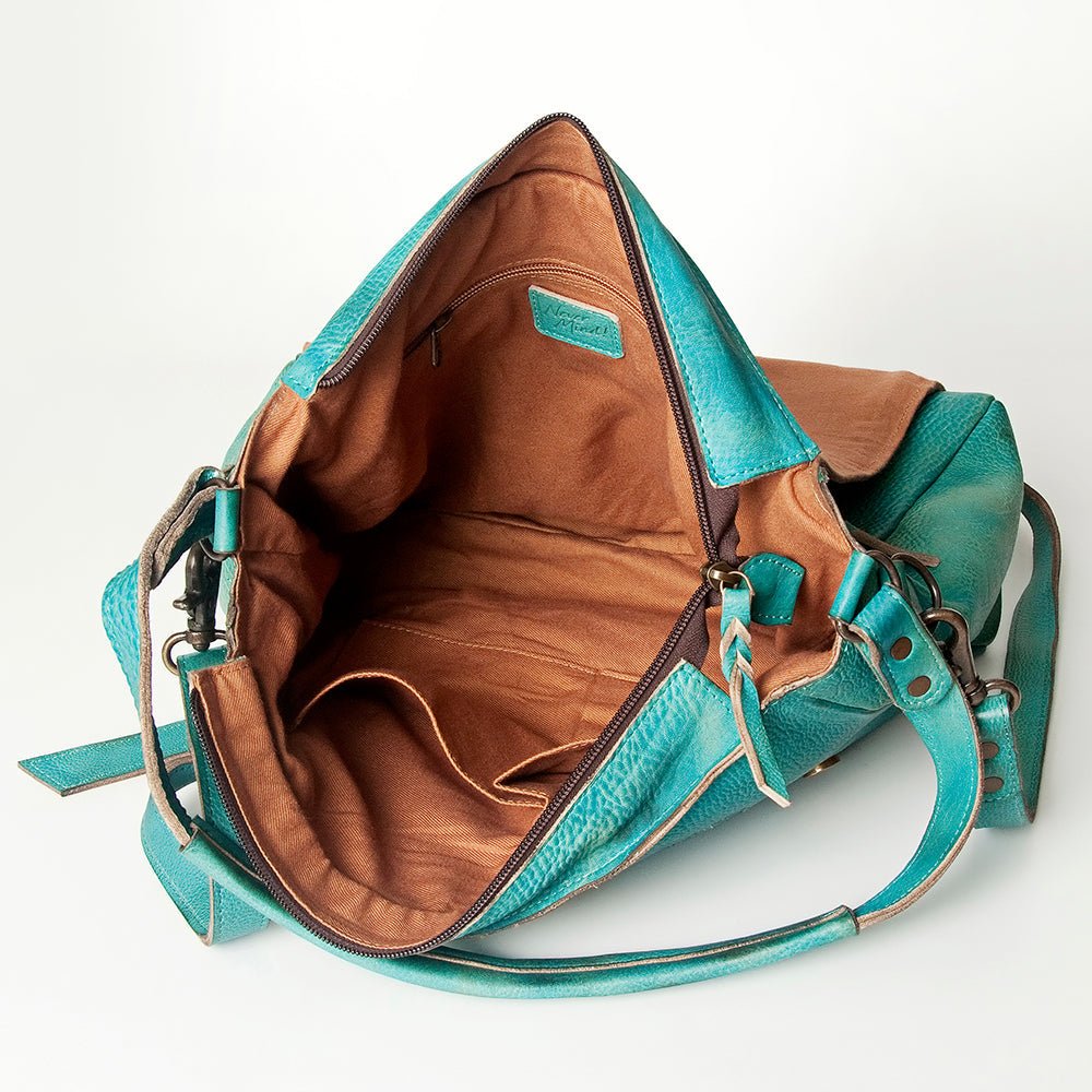Never Mind Hobo Vintage Handmade Genuine Cowhide Leather