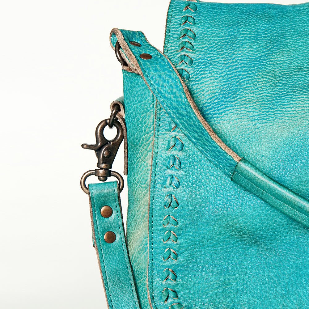 Never Mind Hobo Vintage Handmade Genuine Cowhide Leather