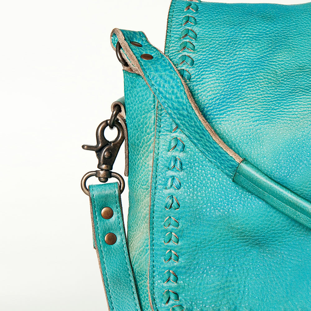 Never Mind Nmbg132A Hobo Vintage Handmade Genuine Cowhide Leather Women Bag Western Handbag Purse