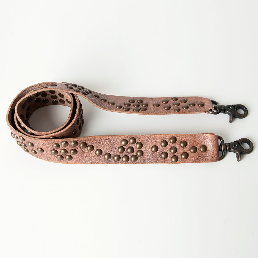 American Darling ADBT136B Full Grain Genuine Leather Crossbody Handle Strap For Bags