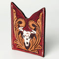 American Darling Card-Holder Hand Tooled Genuine Leather