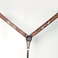 American Darling Western Horse Genuine Leather Breast Collar Brown