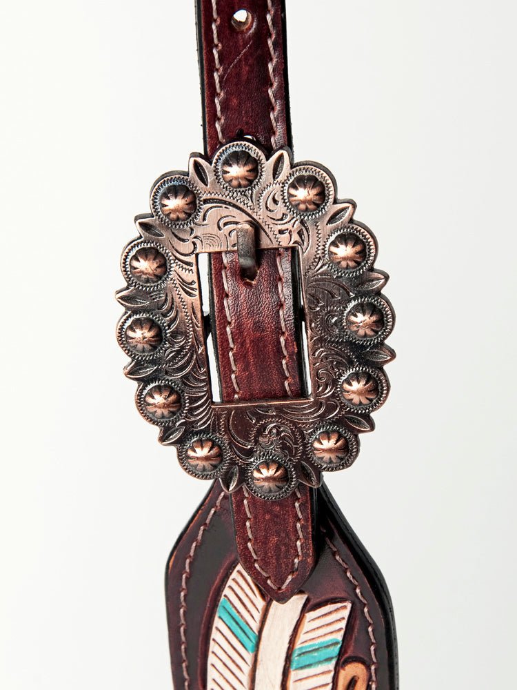 American Darling Western Horse One Ear Headstall Leather