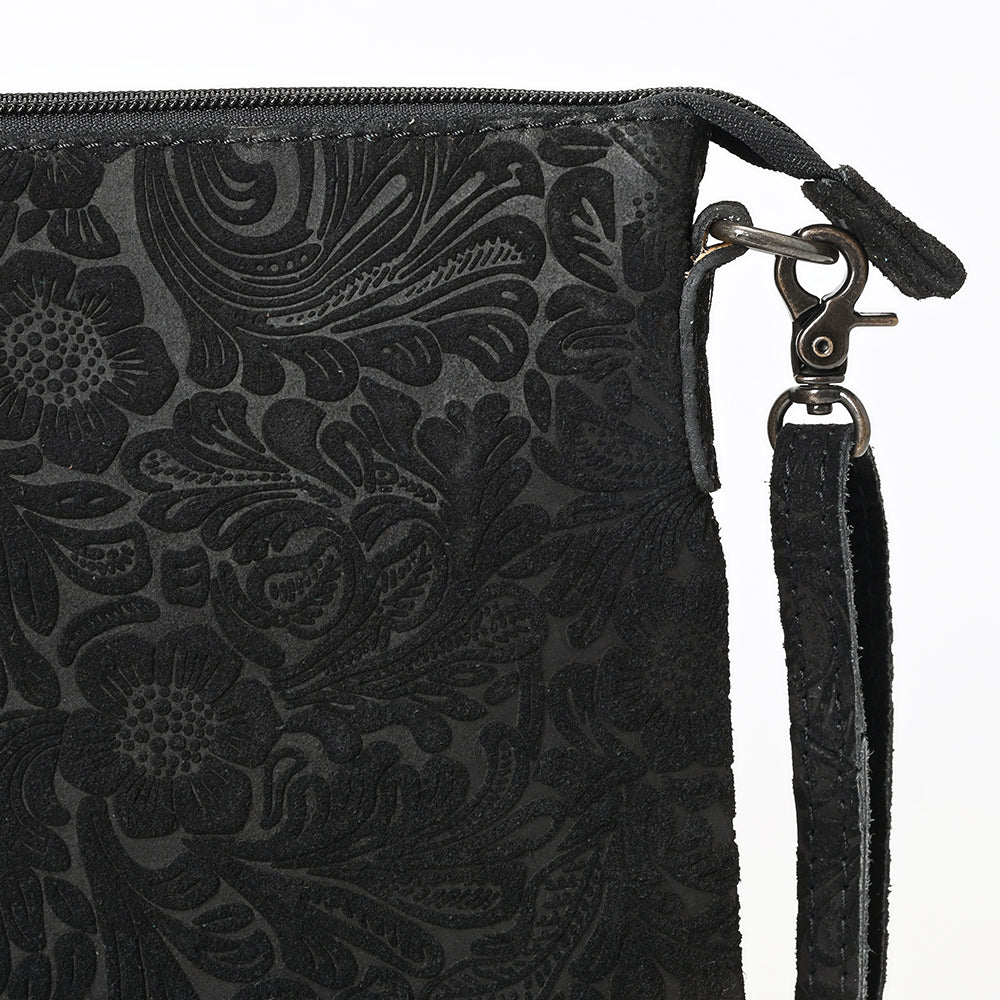 American Darling Western Small Crossbody Bag – Genuine Hair-On Cowhide Leather with Fringes, Adjustable Strap, Handcrafted in Texas
