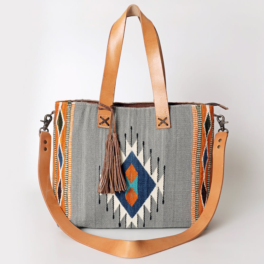 American Darling Tote Saddle Blanket Genuine Leather