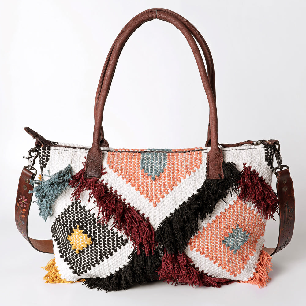 American Darling Crossbody Saddle Blanket Genuine Leather