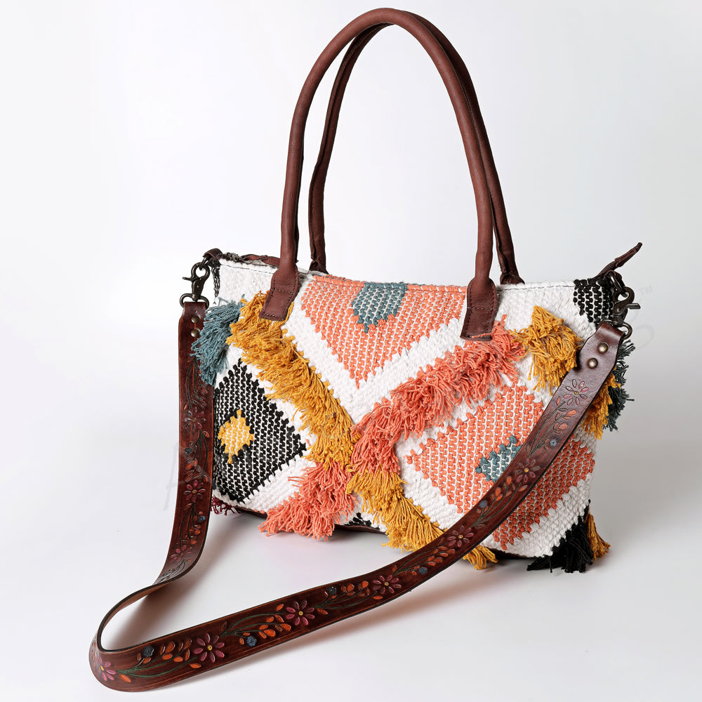 American Darling Crossbody Saddle Blanket Genuine Leather