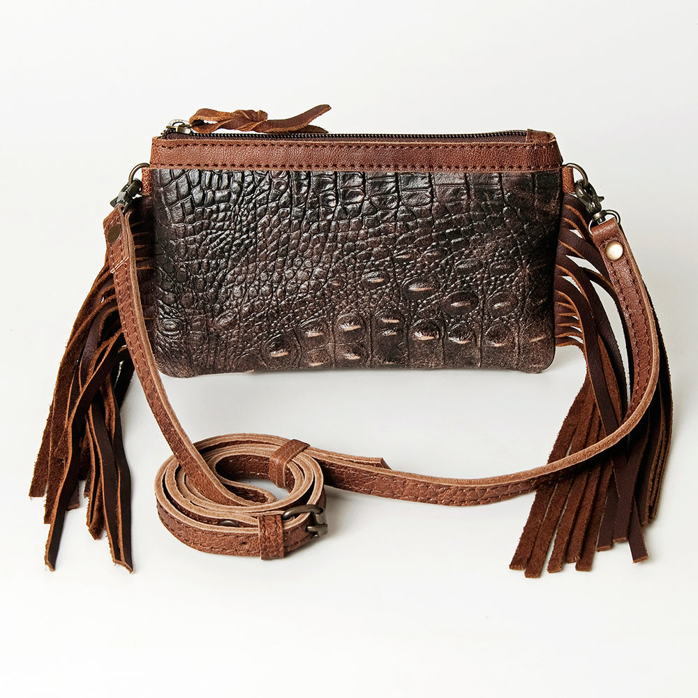 American Darling Crocodile Embossed Genuine Leather