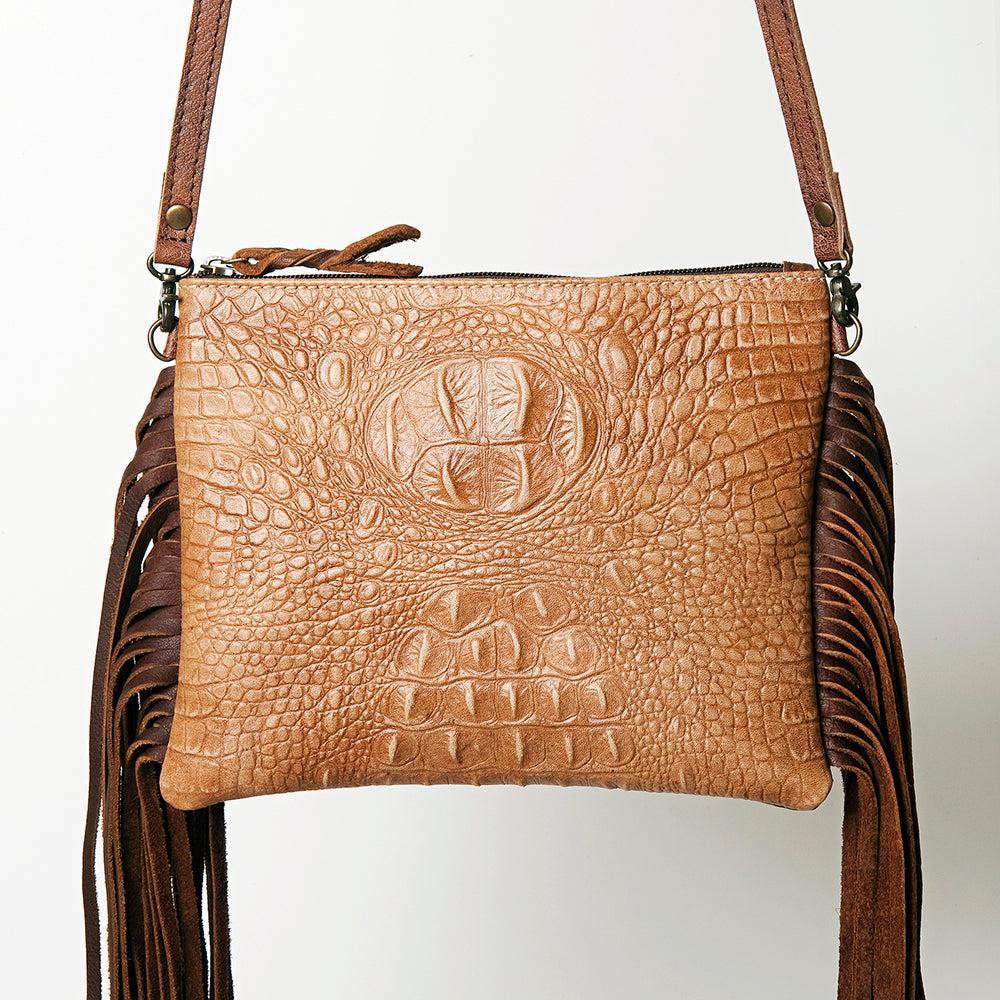 American Darling Crocodile Embossed Genuine Leather