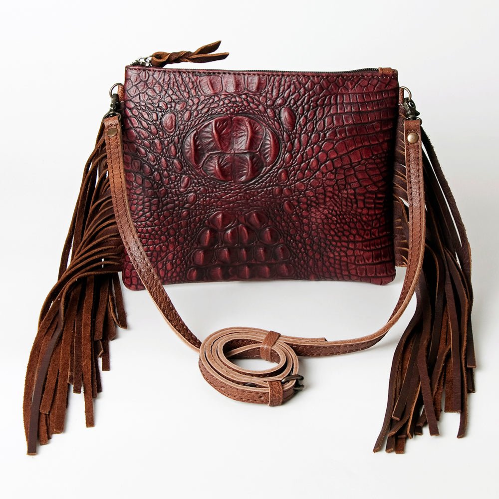 American Darling Crocodile Embossed Genuine Leather
