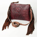 American Darling Crocodile Embossed Genuine Leather