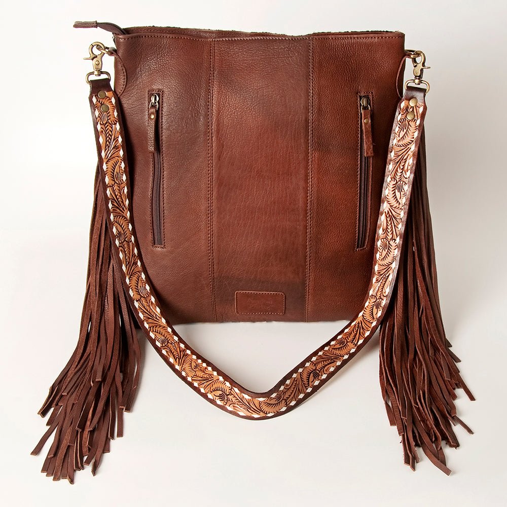 American Darling Large Crossbody Saddle Blanket Genuine Leather