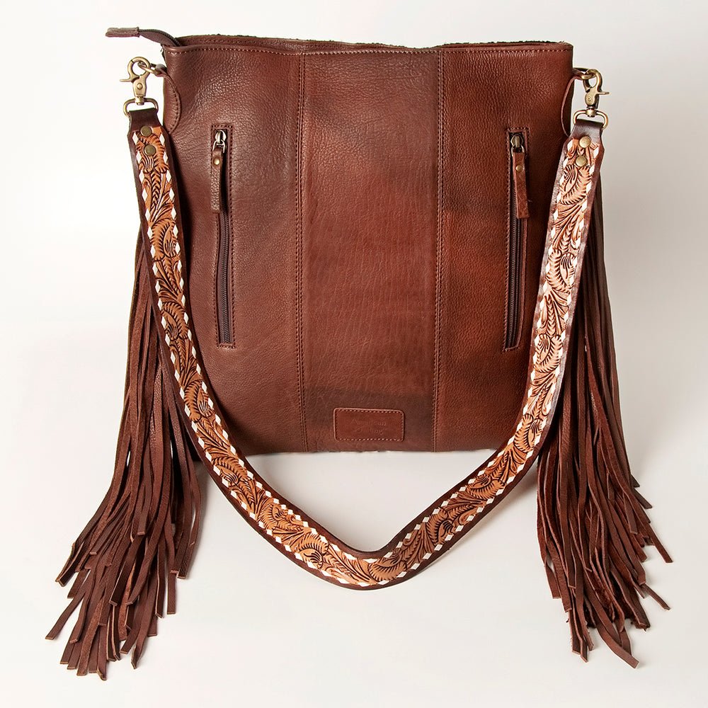 American Darling Large Crossbody Saddle Blanket Genuine Leather