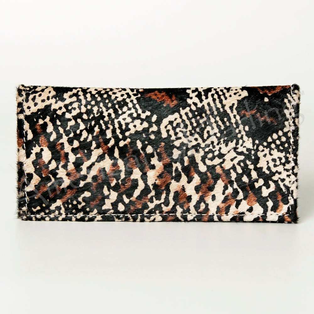 American Darling Hair-On Leather Western Wallet – Leopard & Cowhide Options