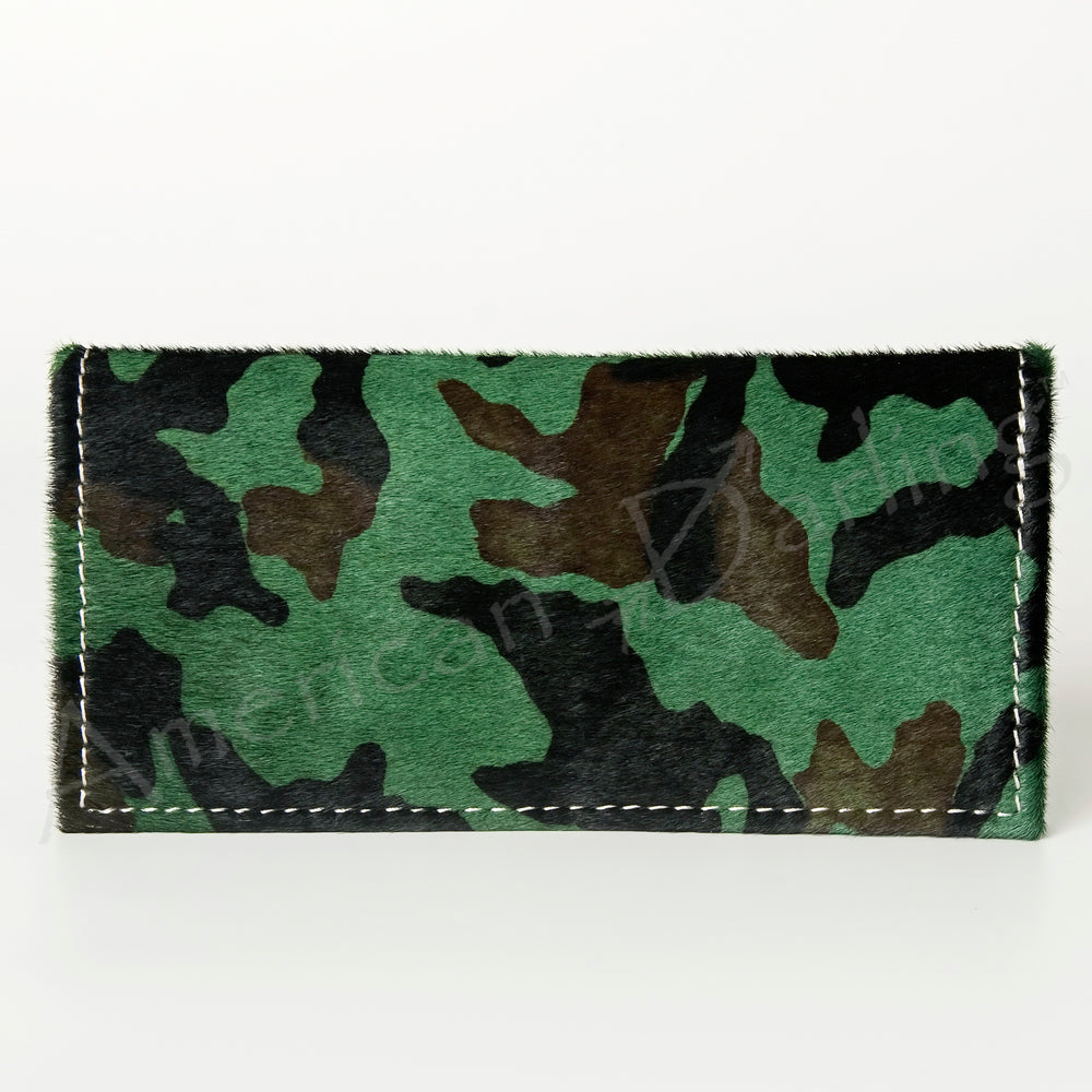 American Darling Hair-On Leather Western Wallet – Leopard & Cowhide Options
