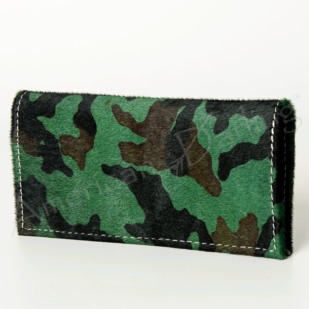 American Darling Hair-On Leather Western Wallet – Leopard & Cowhide Options