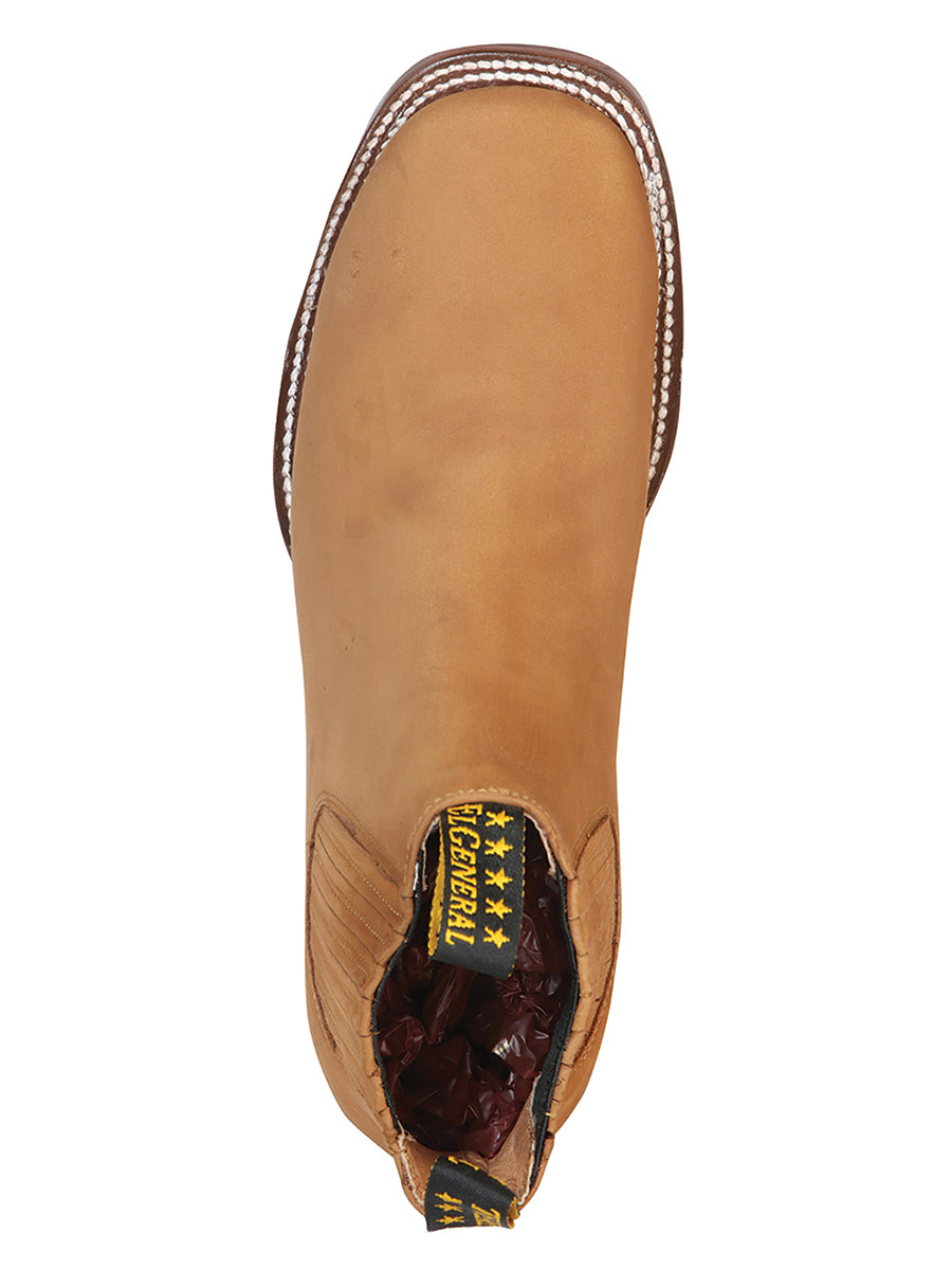 El General Square Toe Ankle Boot - Vintage Gold 126193 — view 3