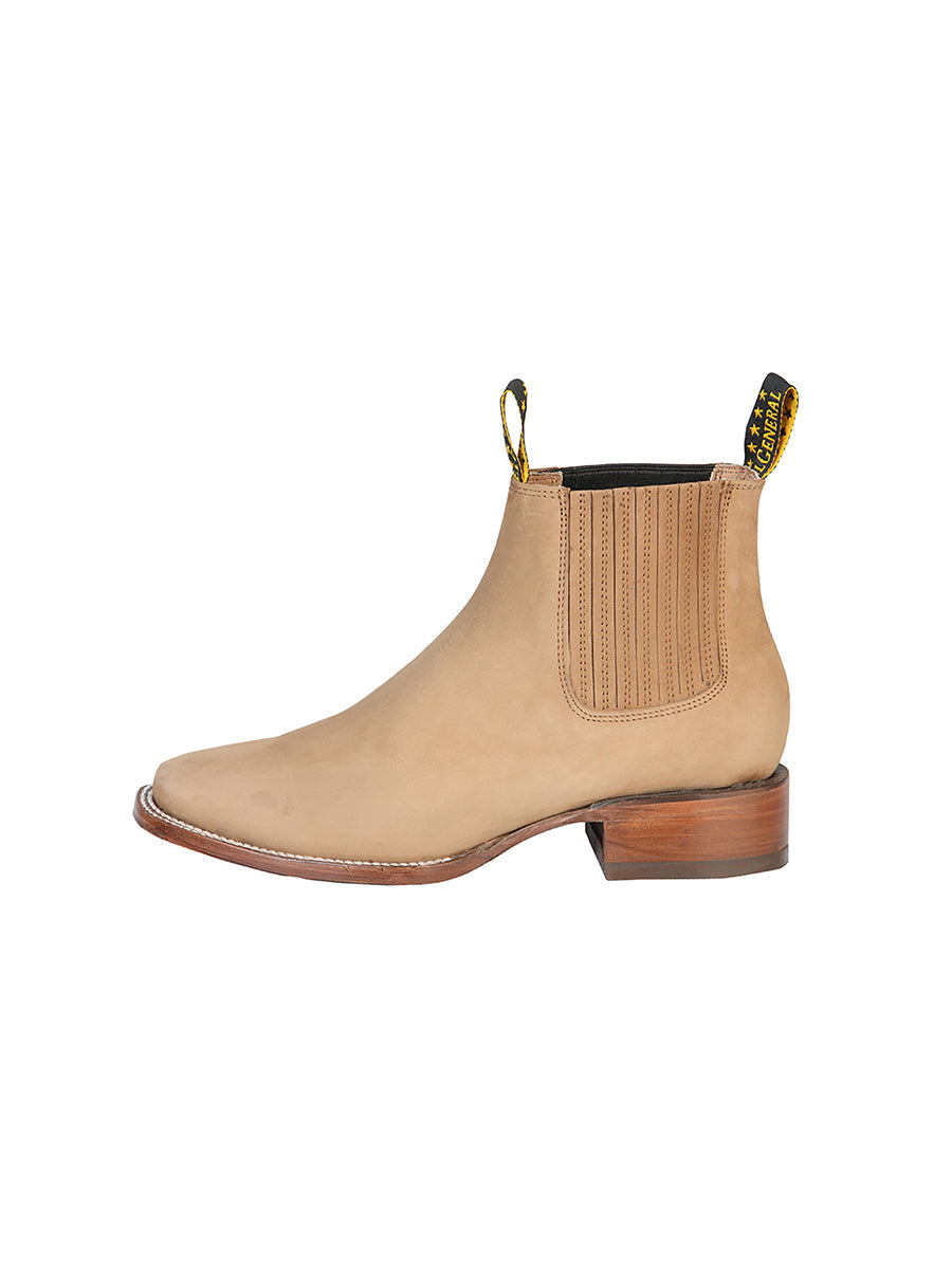 El General Men's Nobuck Ankle Boot - Nobuck Sand 126194 — view 2