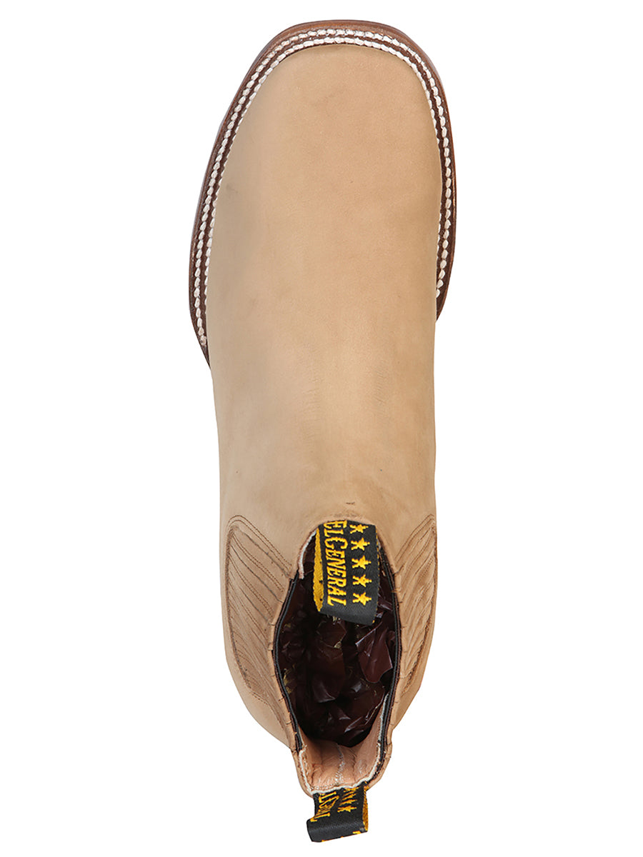 El General Men's Nobuck Ankle Boot - Nobuck Sand 126194 — view 3