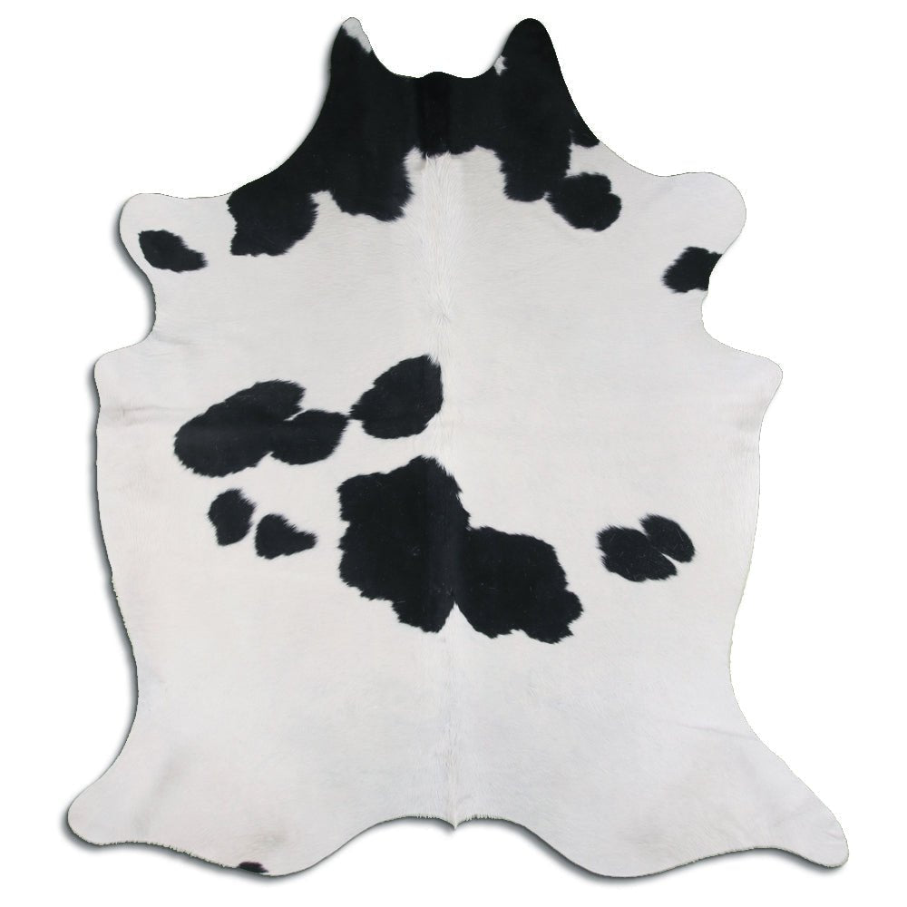 7.5 Ft X 6.5 Ft Genuine Brazilian Cowhide Skin Rug by Hilason | Hair-On Leather Home Décor Carpet