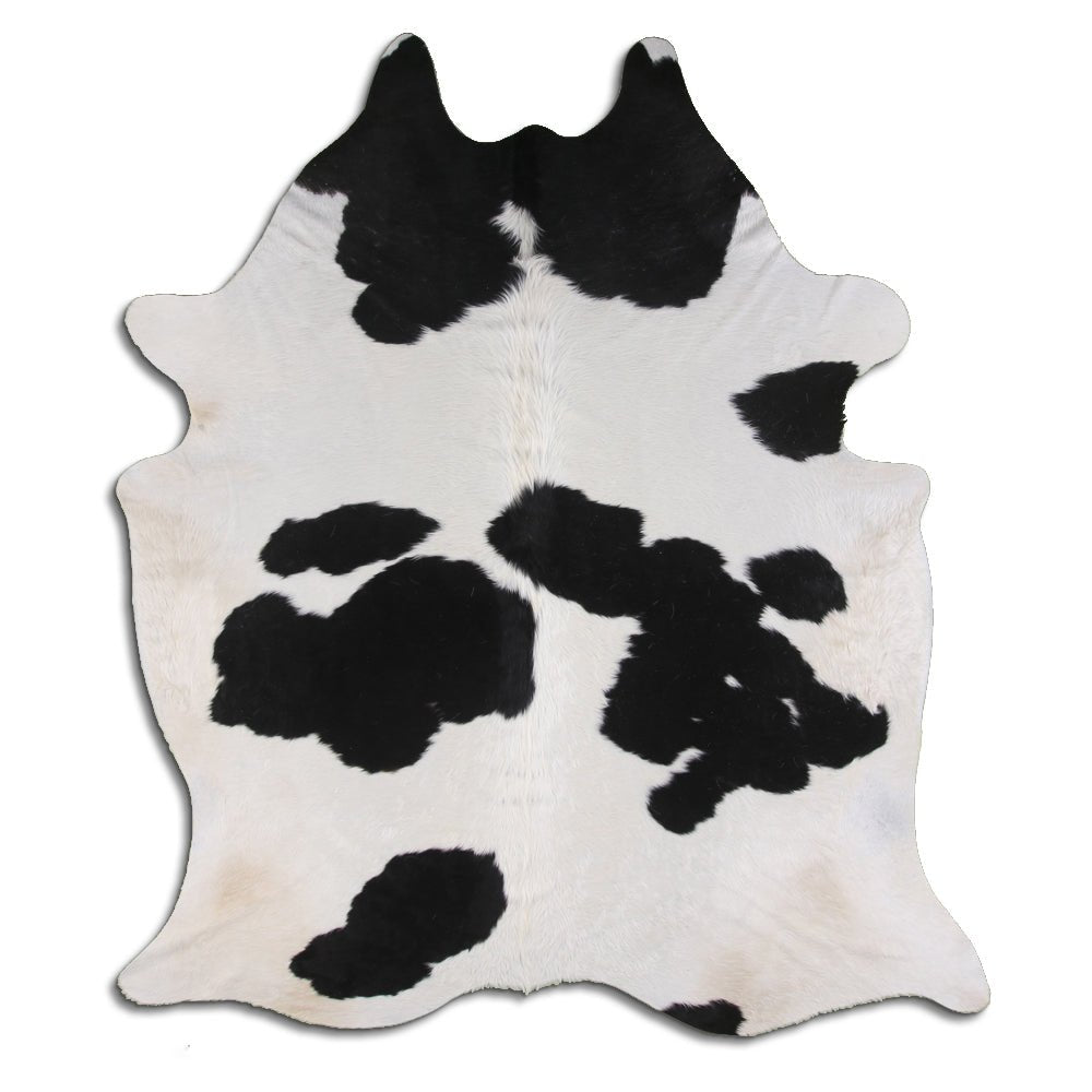 7.5 Ft X 6 Ft Genuine Brazilian Cowhide Skin Rug by Hilason | Hair-On Leather Home Décor Carpet