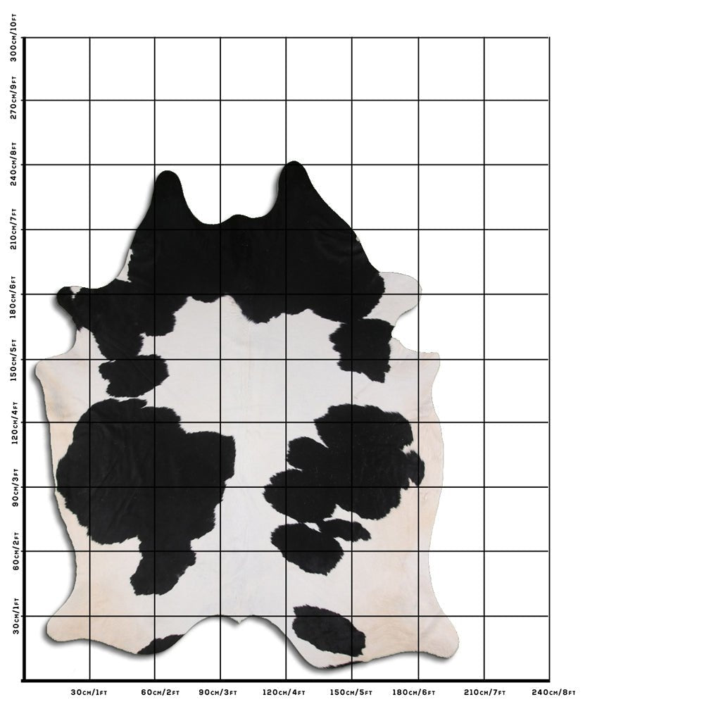 Premium Handcrafted Cowhide Rug With Hair On Leather Finish For Contemporary Living