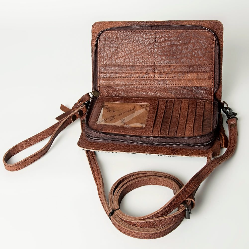 American Darling Organizer Saddle Blanket Genuine Leather Western Women Bag Handbag Purse | for Cute Travel