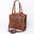 American Darling Hand-Tooled Genuine Leather Tote
