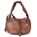 Never Mind Hobo Vintage Handmade Genuine Cowhide Leather