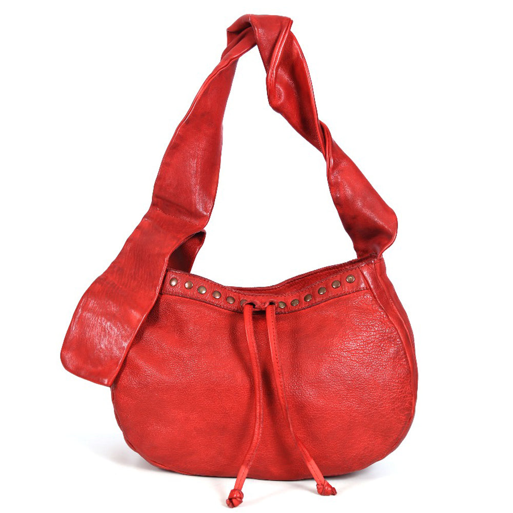 Never Mind Hobo Vintage Handmade Genuine Cowhide Leather