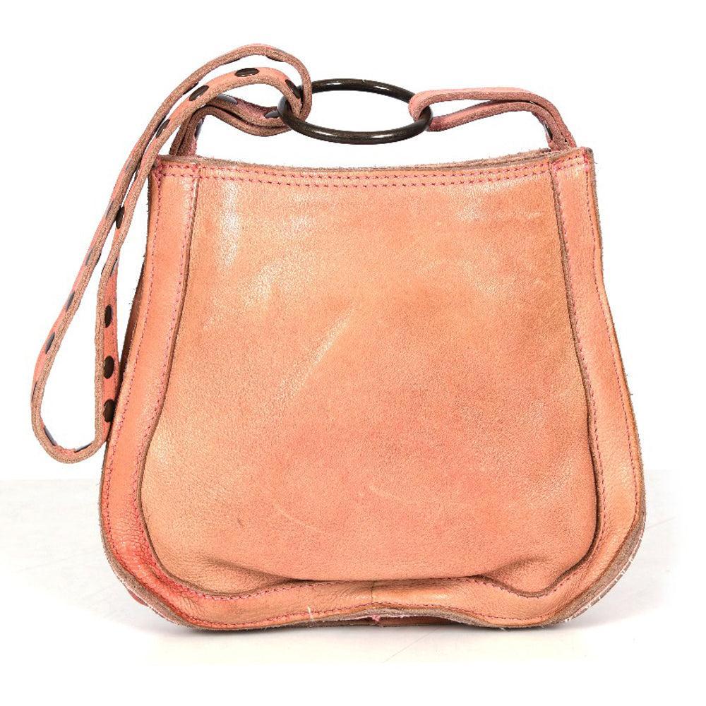 Never Mind Hobo Vintage Handmade Genuine Cowhide Leather