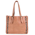Never Mind Tote Vintage Handmade Genuine Cowhide Leather