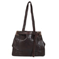 Never Mind Tote Vintage Handmade Genuine Cowhide Leather