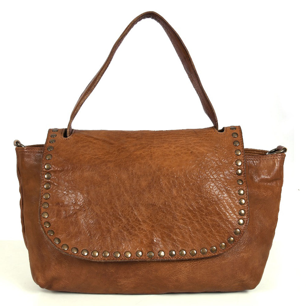 Never Mind Hobo Vintage Handmade Genuine Cowhide Leather
