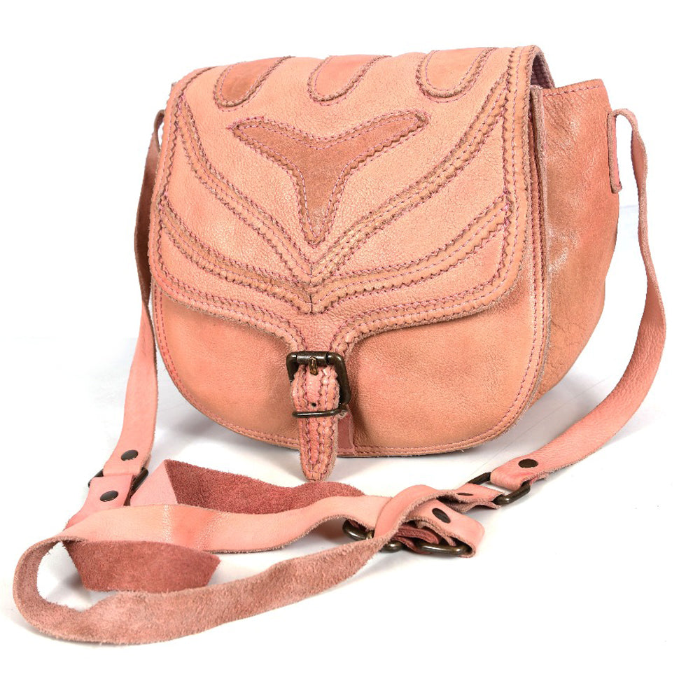 Never Mind Crossbody Vintage Handmade Genuine Cowhide Leather