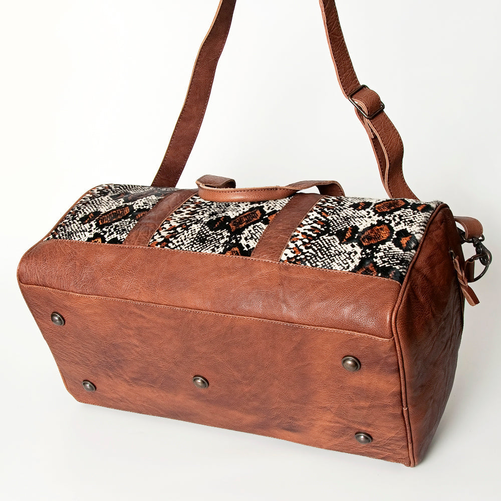 American Darling Women's Duffel Bag Western Hair On Genuine Leather Handbag and Ladies Purse