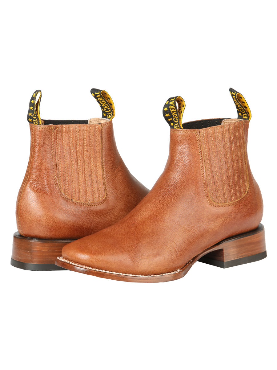 El General Sqaure Toe Ankle Boot - Tejas Ocre 126605 — view 4