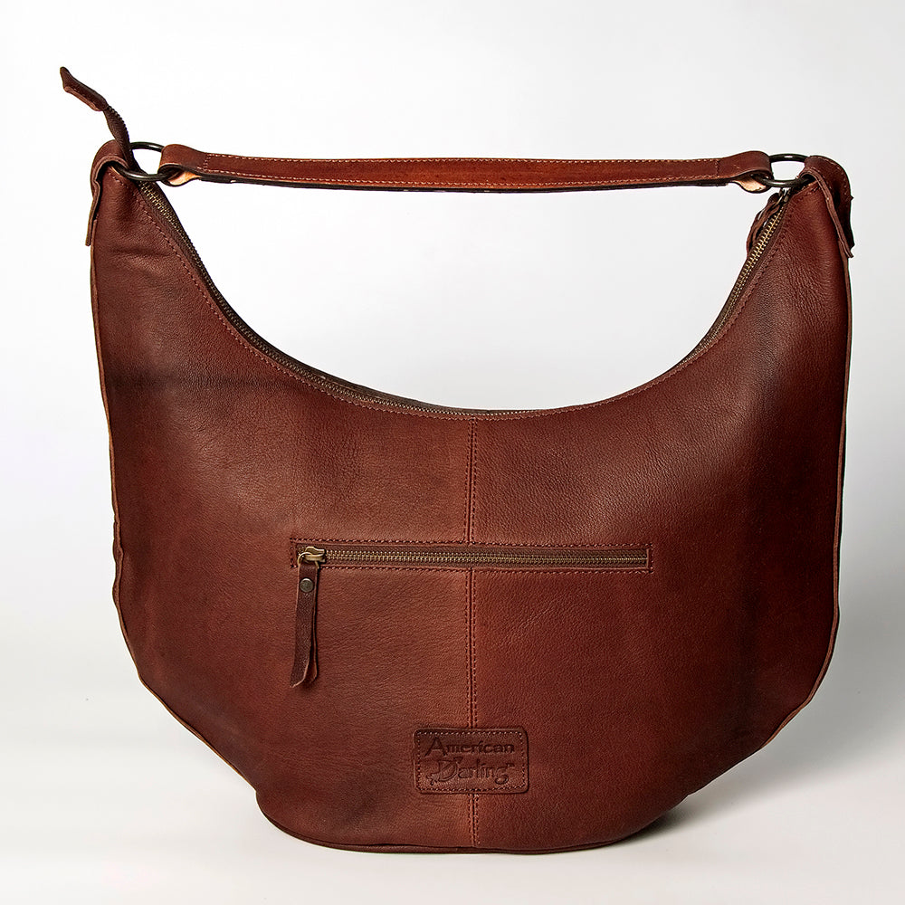American Darling Hobo Hand Tooled Hair-on Genuine Leather
