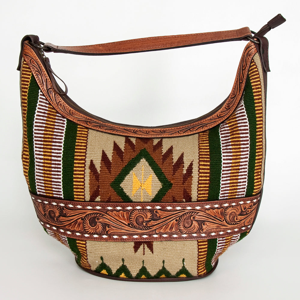American Darling Hobo Hand Tooled Hair-on Genuine Leather